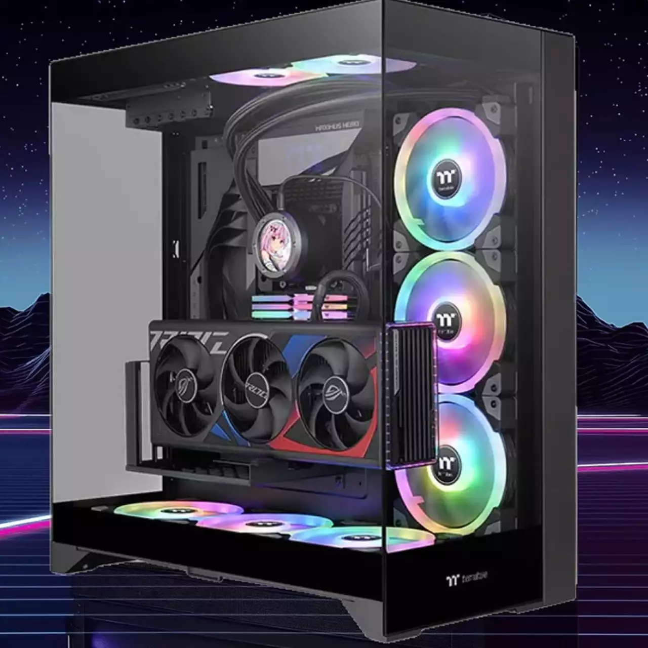 Thermaltake представляє корпус CTE E550 TG з панорамним склом та підтримкою задніх роз'ємів