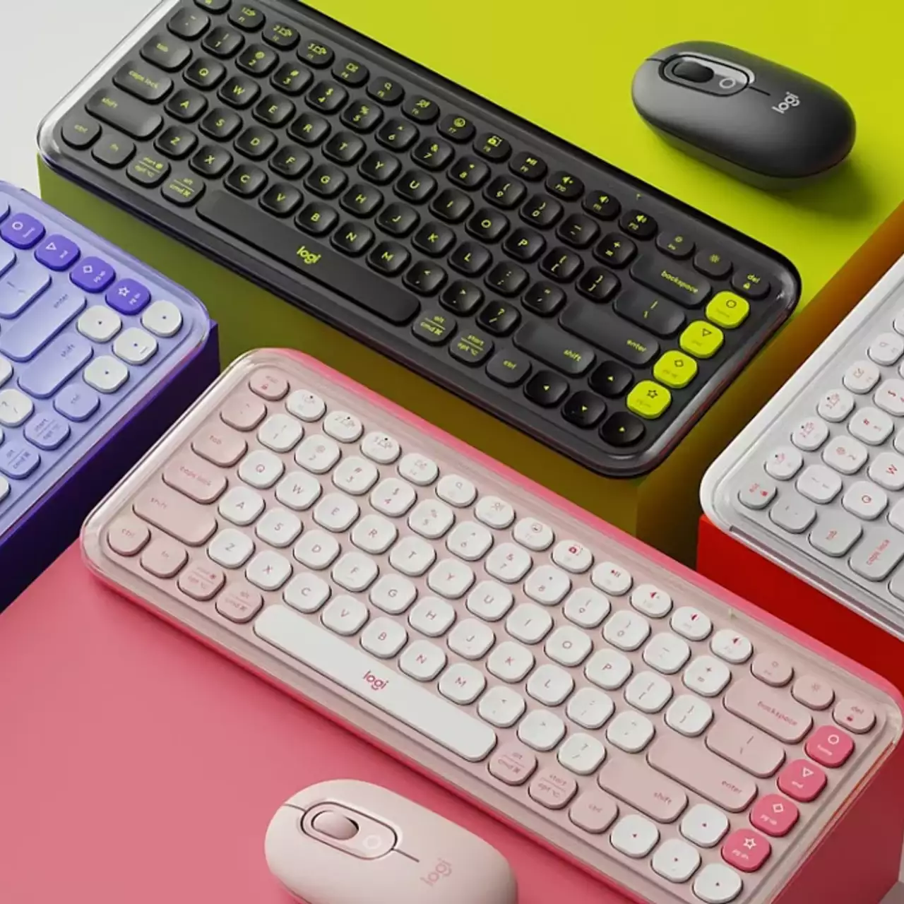 Logitech представила яскраву клавіатуру POP Icon Keys з безліччю можливостей