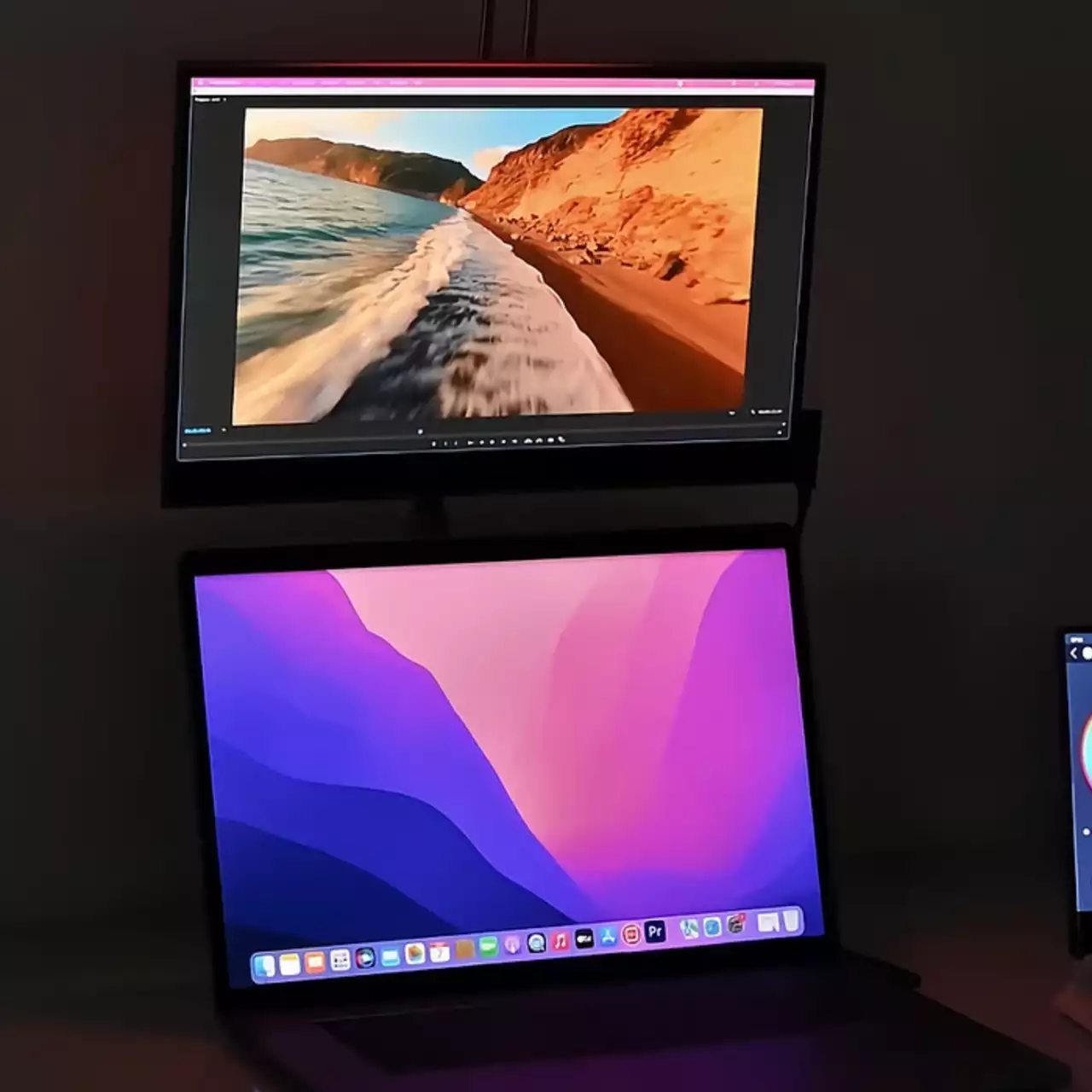 Представлений унікальний 4K Edge OLED монітор з магнітними аксесуарами Представлений унікальний 4K Edge OLED монітор з магнітними аксесуарами