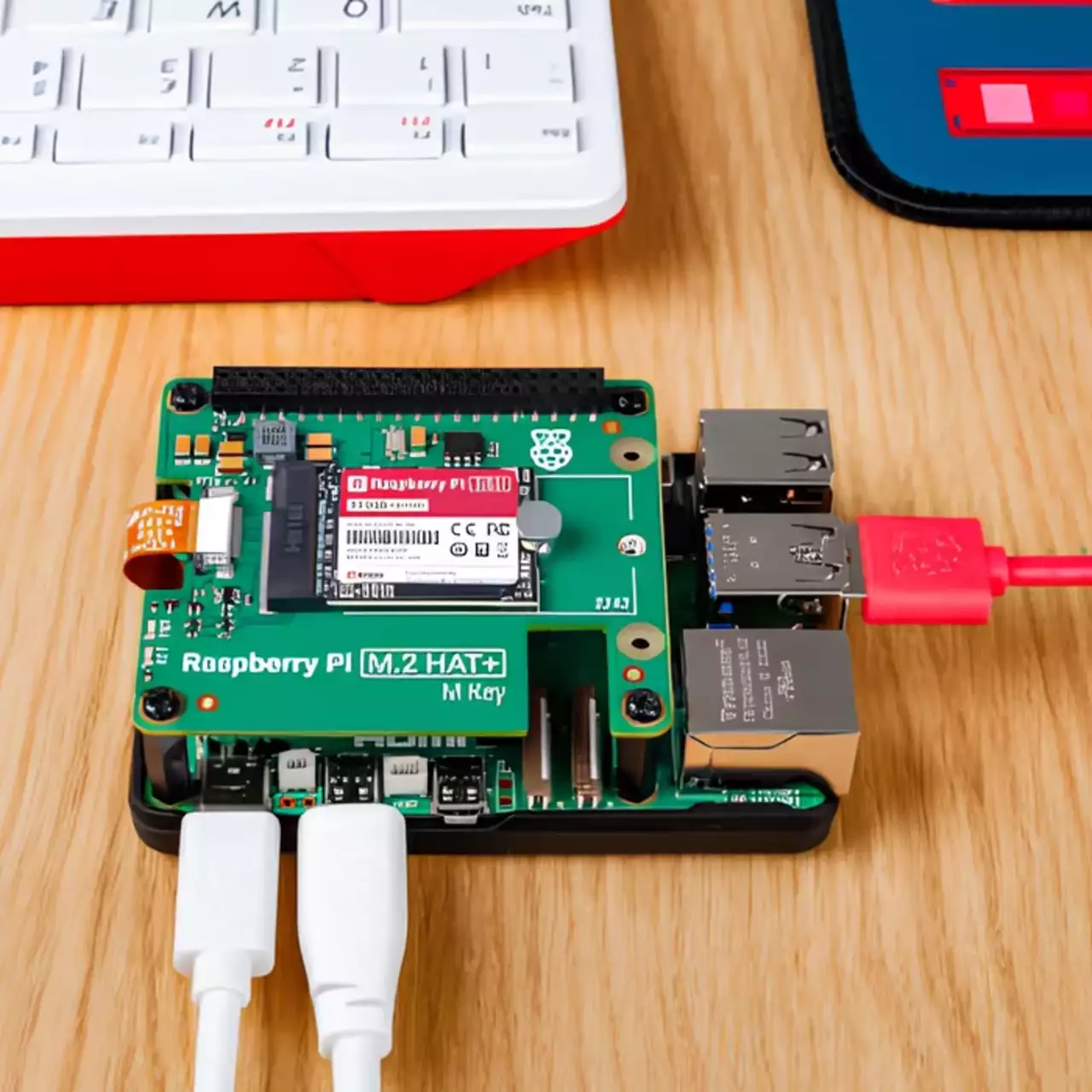 Представлені SSD для Raspberry Pi 5 з підтримкою PCIe 3.0 і новим адаптером M.2 HAT+ Представлені SSD для Raspberry Pi 5 з підтримкою PCIe 3.0 і новим адаптером M.2 HAT+