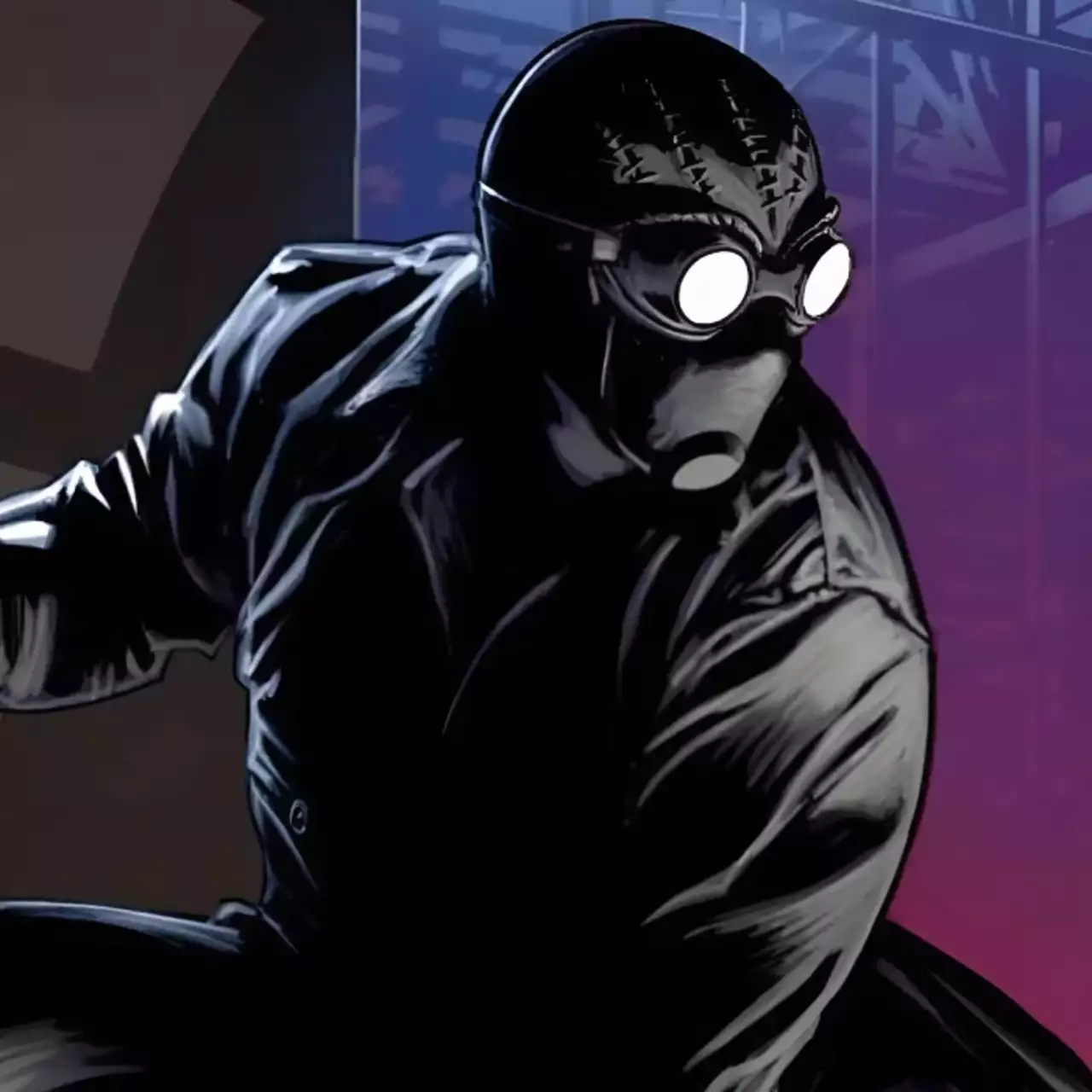 The Noir Spider-Man costume played by Nicolas Cage has been shown online for the first time