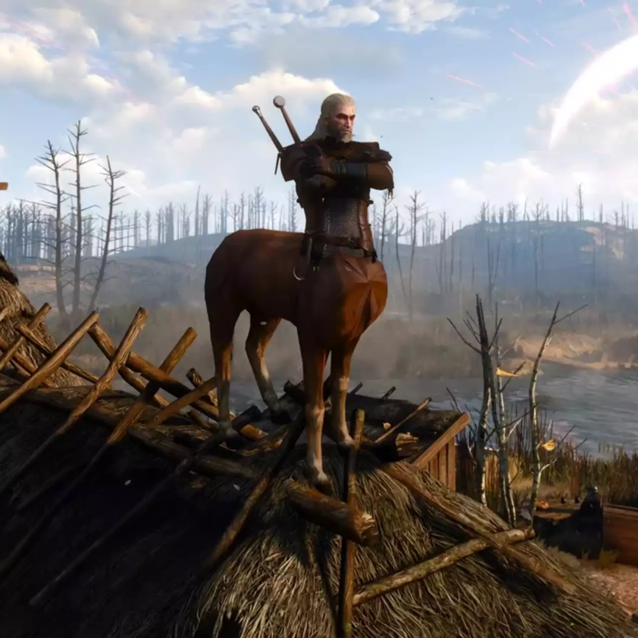 Виклик прийнято: CDPR відправила моддеру малюнок з Геральтом-кентавром — той одразу додав його в The Witcher 3 Виклик прийнято: CDPR відправила моддеру малюнок з Геральтом-кентавром — той одразу додав його в The Witcher 3