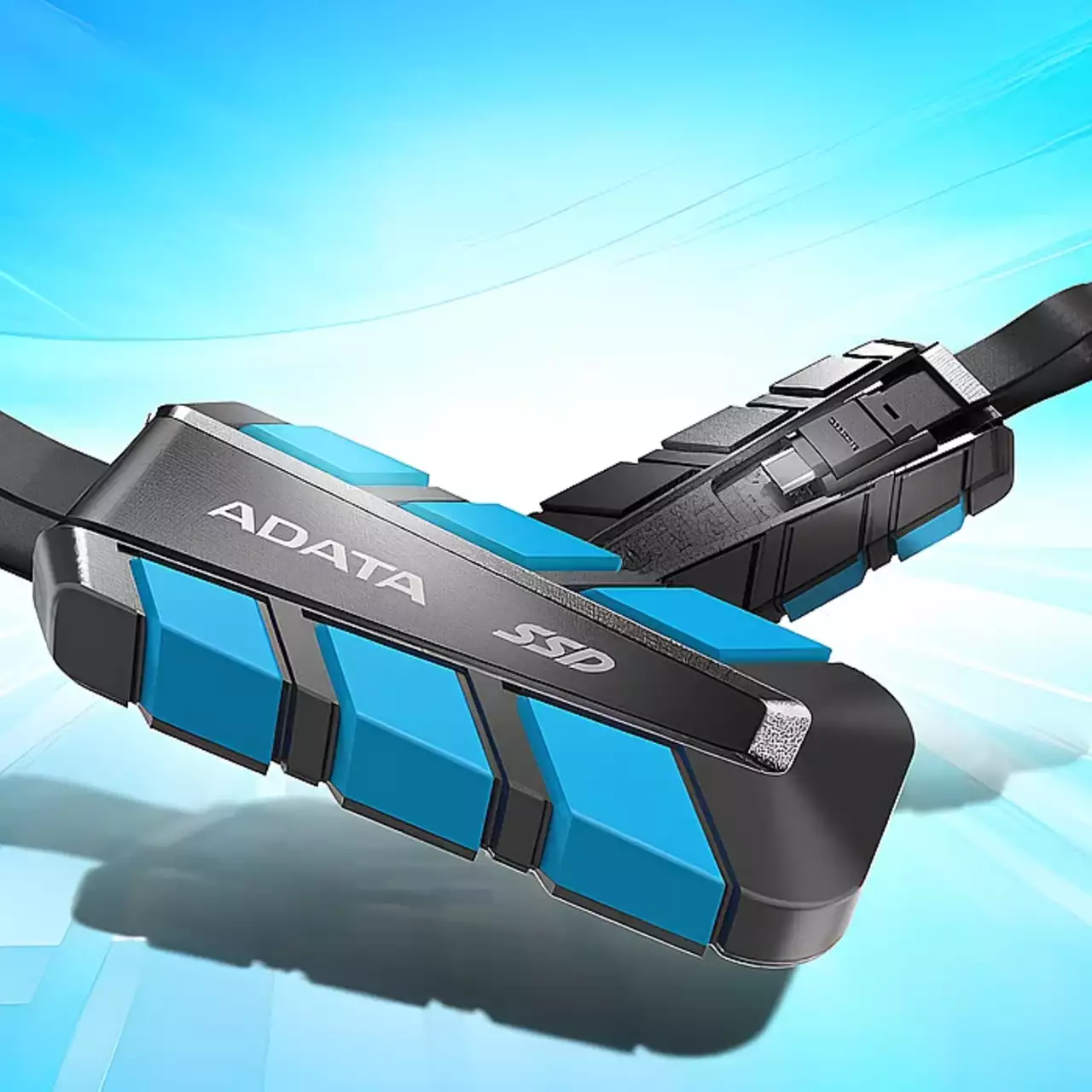 ADATA представила зовнішній SSD SC740 з кабелем та захистом