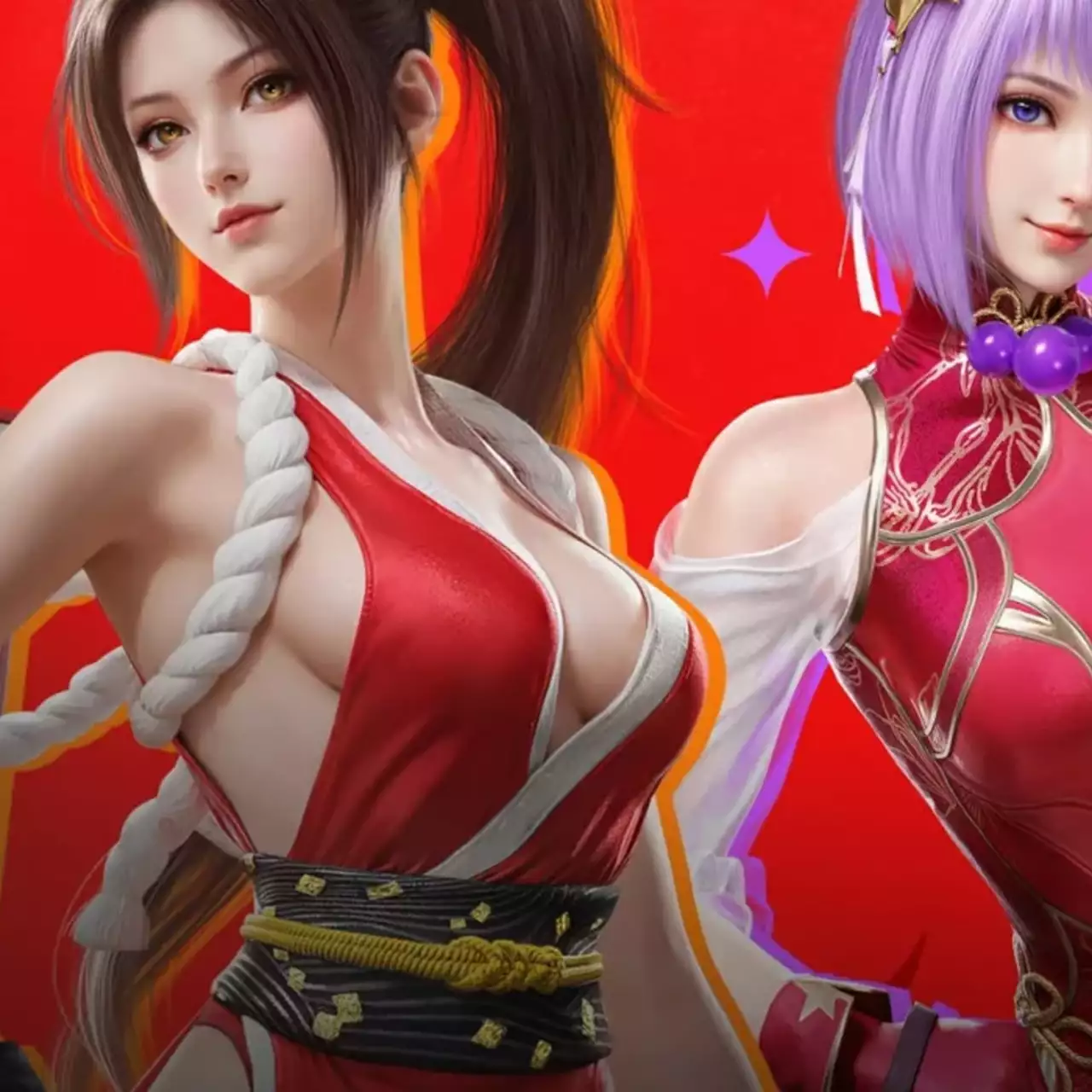 Athena and Mai Shiranui Join Naraka: Bladepoint from The King of Fighters