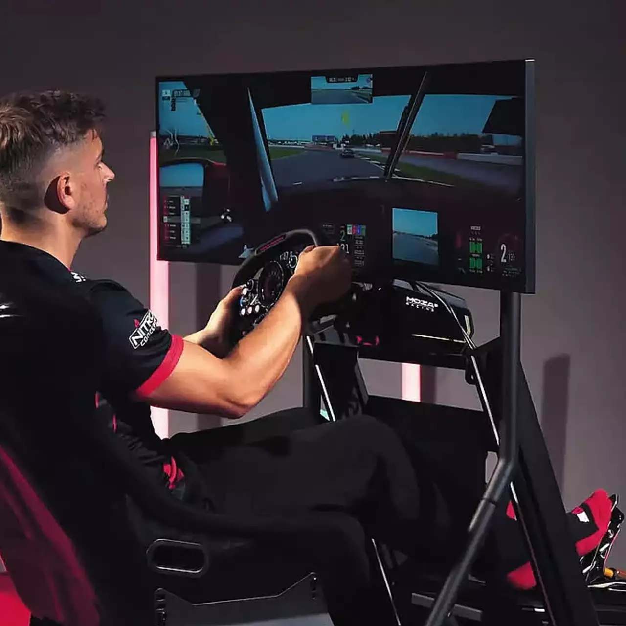 Nitro Concepts wprowadza symulator E-Racer z efektami wiatru dla immersyjnej rozgrywki