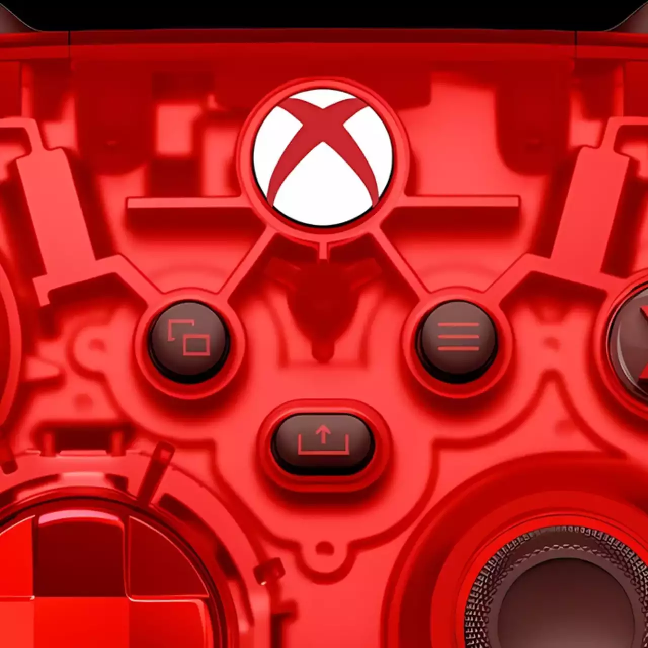 Microsoft представила червоний напівпрозорий контролер Xbox Microsoft представила червоний напівпрозорий контролер Xbox
