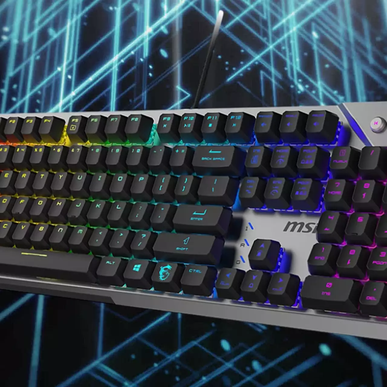 MSI представила тиху механічну клавіатуру Strike 600