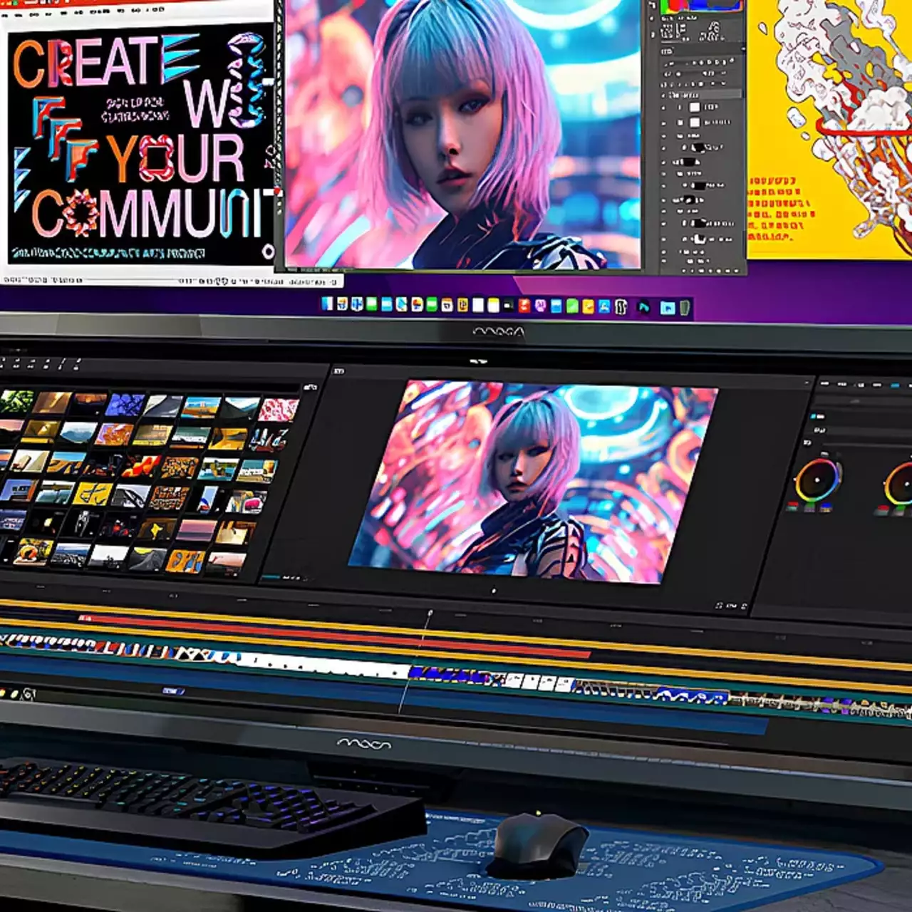 Innocn Lança Monitor de Dupla Tela com PC Integrado