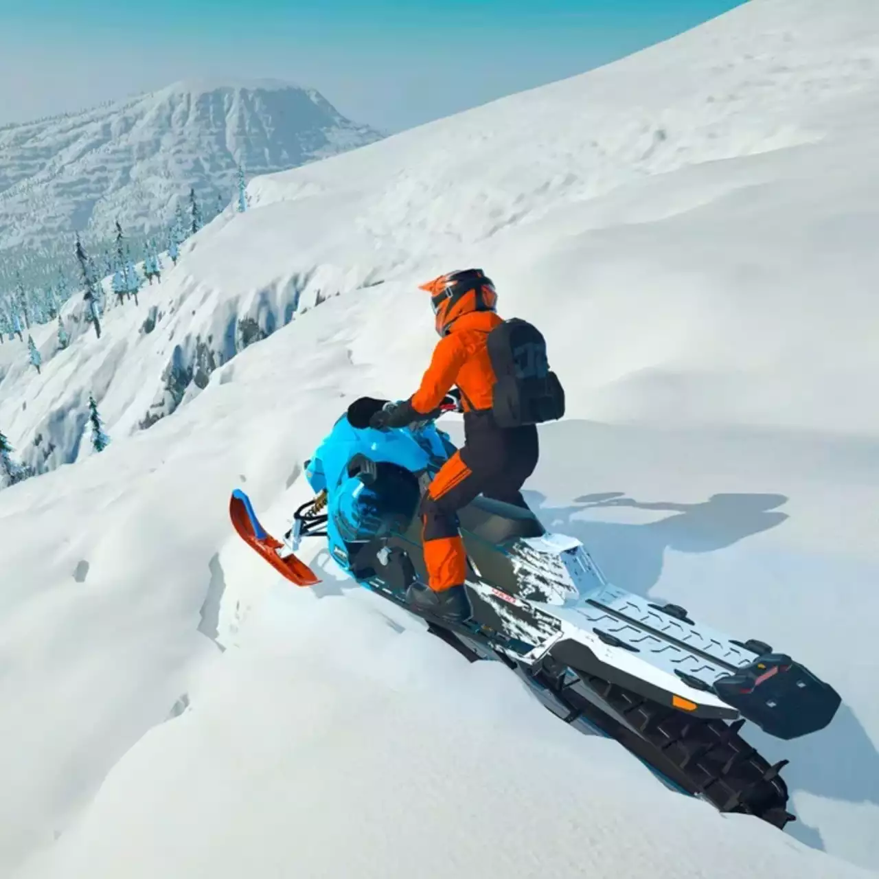 Sledders, a realistic snowmobile racing simulator with a snowy open world, has been released on Steam and consoles