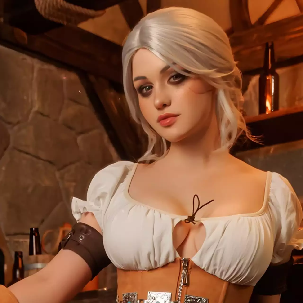 Moscow Model Stuns in Bold The Witcher 3 Ciri Cosplay