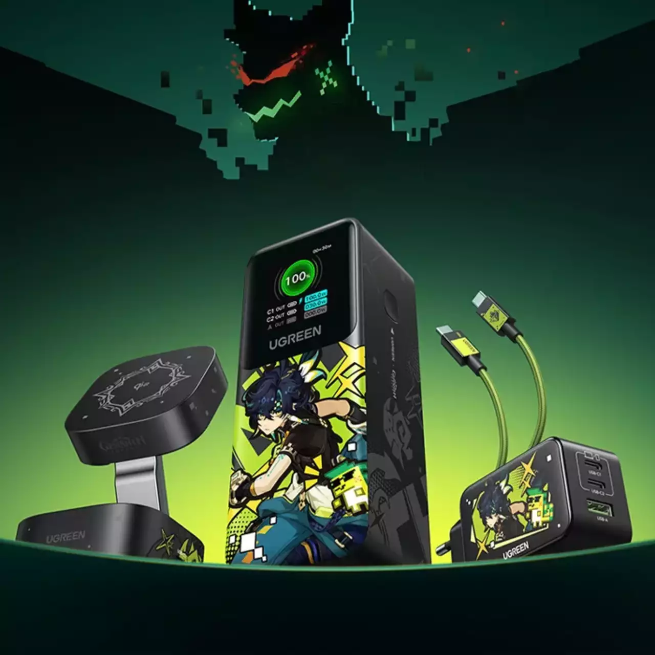 Огляд колекційного бокса UGREEN × Genshin Impact. Набір корисних і потужних акумуляторів Огляд колекційного бокса UGREEN × Genshin Impact. Набір корисних і потужних акумуляторів
