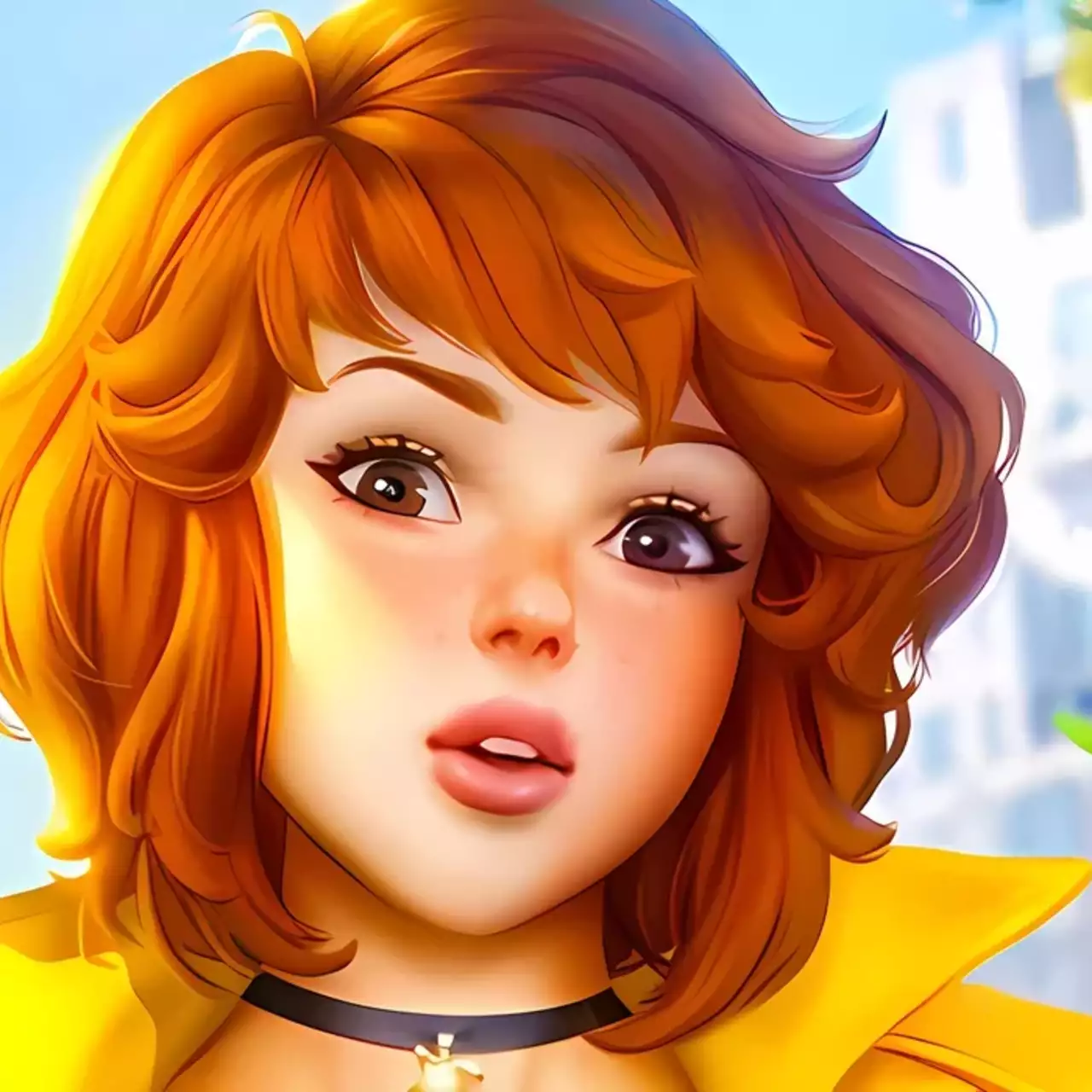Figurinha de Abril O'Neil Feita por Fãs dos Tartarugas Ninja Revelada no Estilo do Desenho Animado de 1987 Figurinha de Abril O'Neil Feita por Fãs dos Tartarugas Ninja Revelada no Estilo do Desenho Animado de 1987