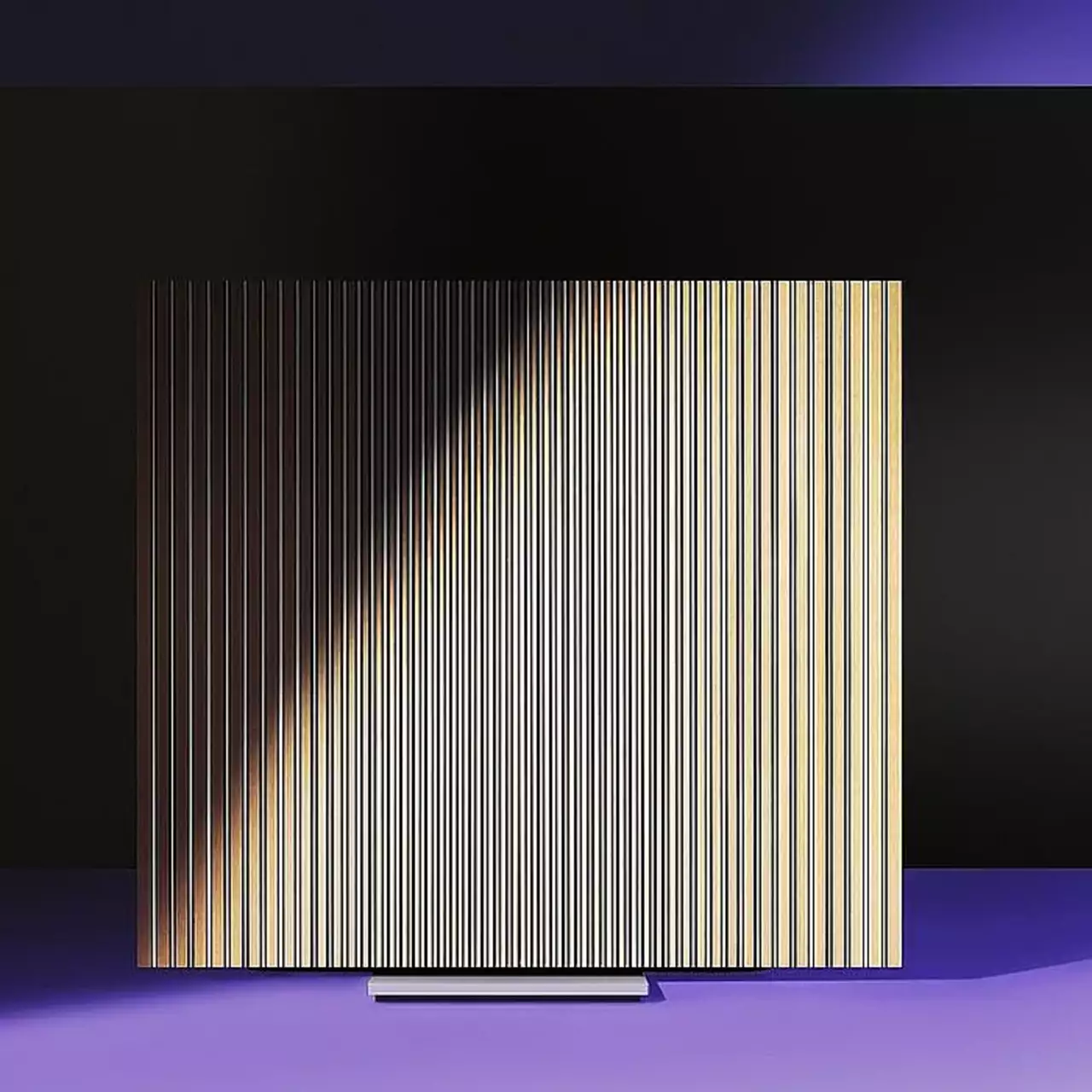 Developed an OLED display that also works as a speaker