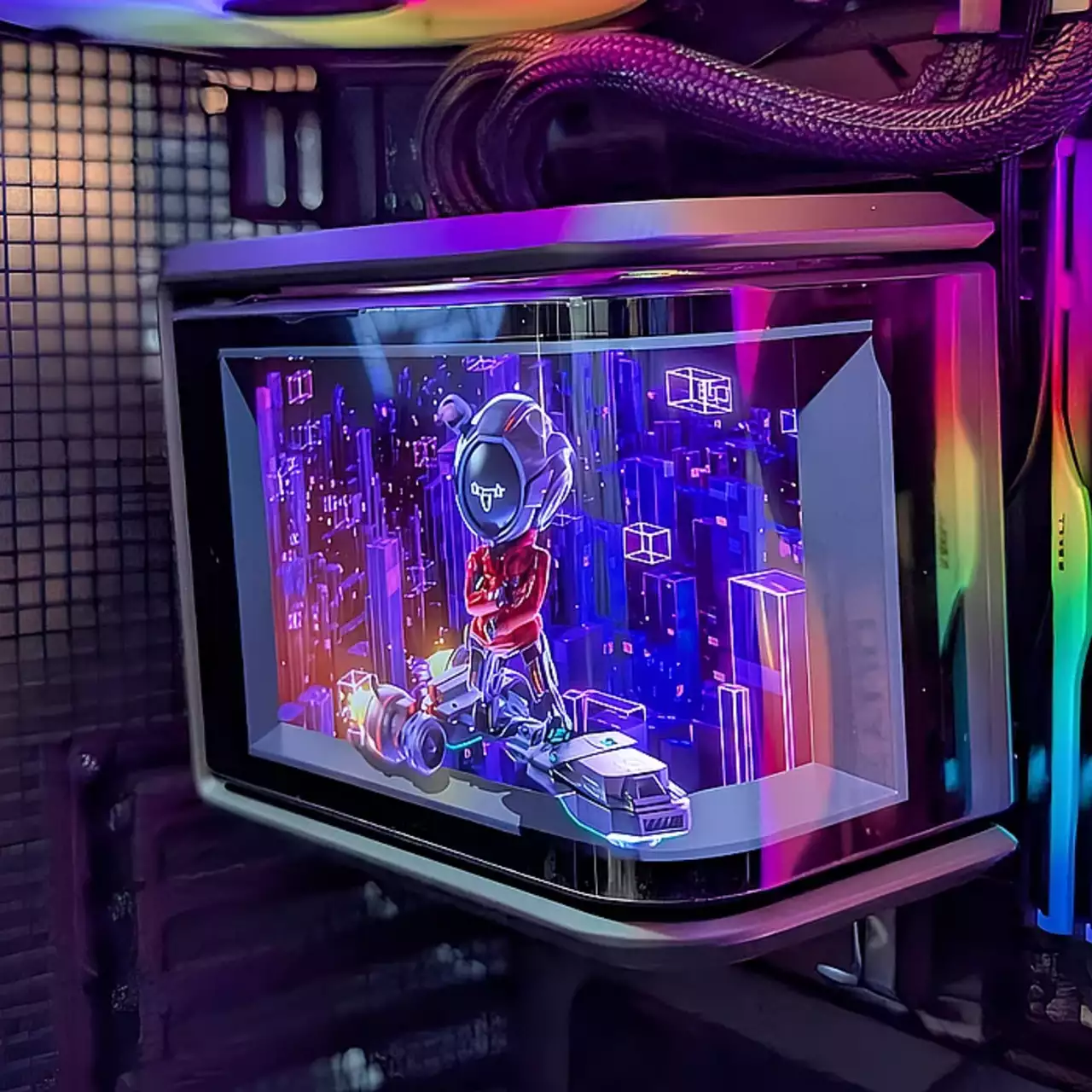 ASUS przygotowuje się do wydania chłodzenia z ekranem do personalizacji PC ASUS przygotowuje się do wydania chłodzenia z ekranem do personalizacji PC