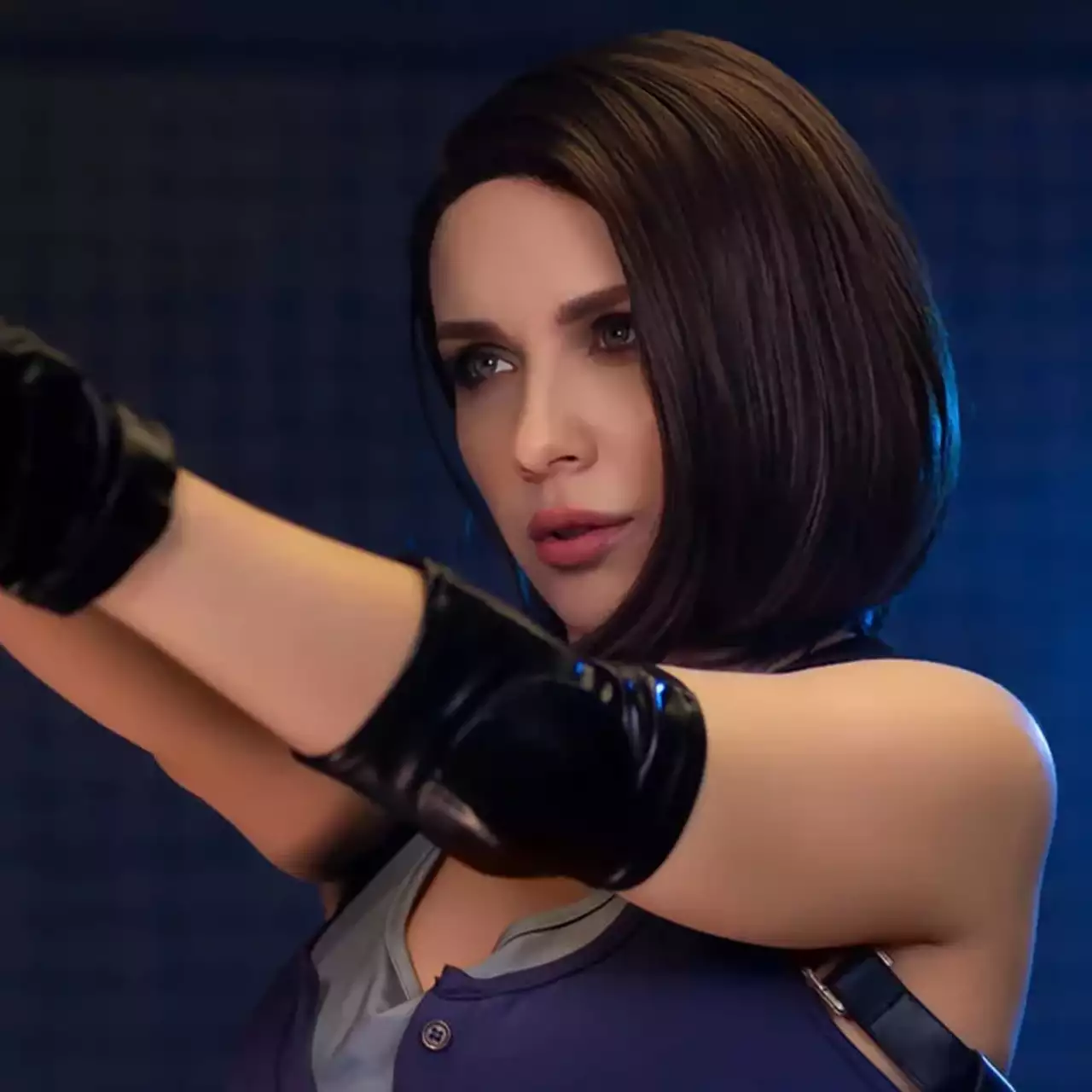 Mercurygin cosplays as Jill Valentine from Resident Evil
