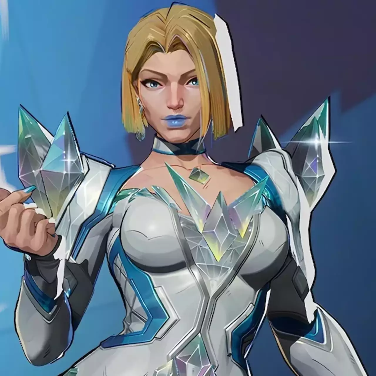 Jessica Nigri faz cosplay de Emma Frost de Marvel Rivals