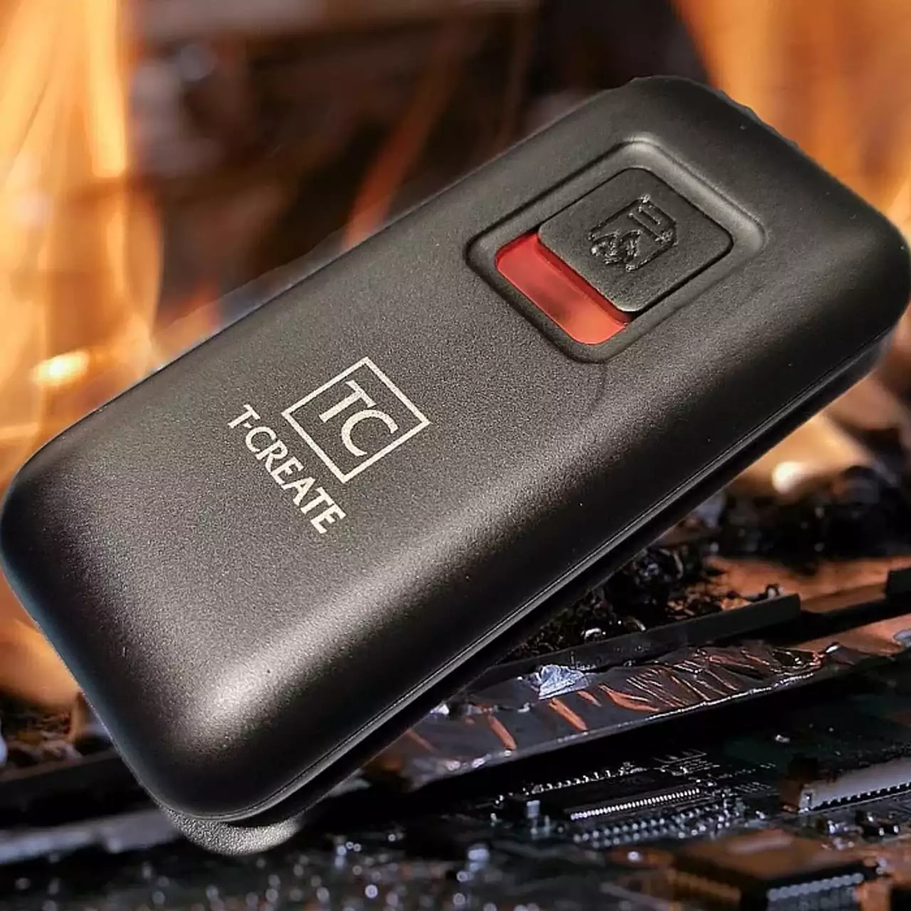 Cuando la encriptación no es suficiente: Team Group presenta un SSD con un botón de autodestrucción