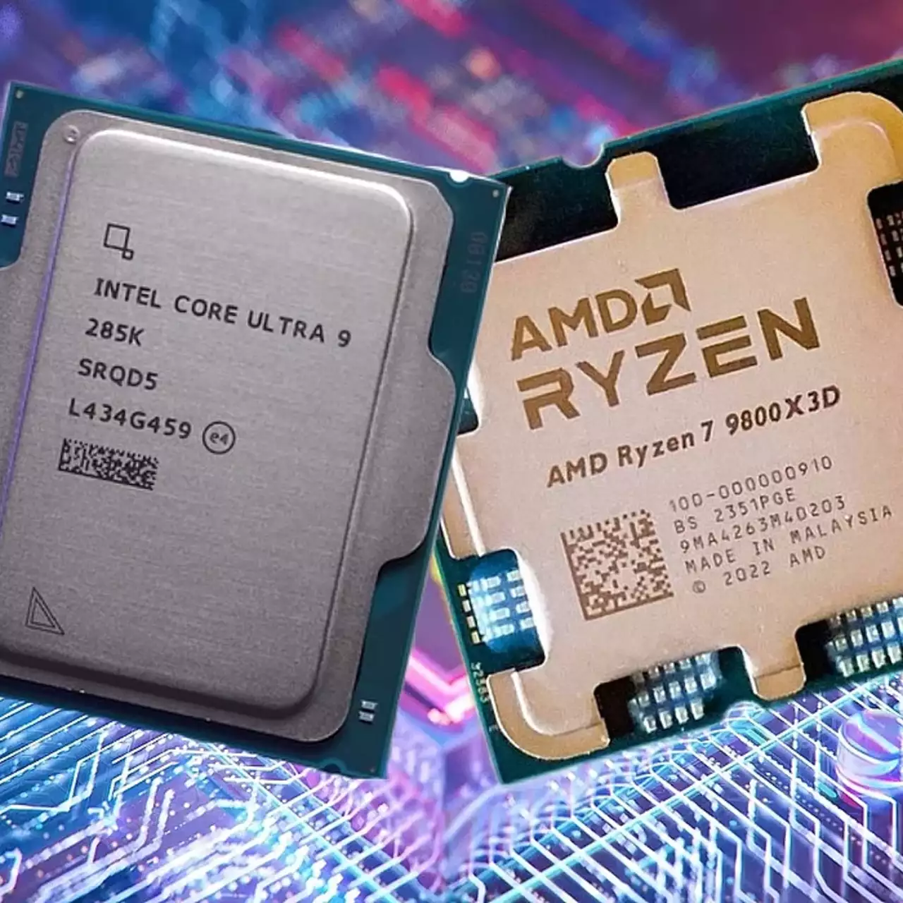 Масштабне незалежне порівняння Ryzen 7 9800X3D та Core Ultra 9 285K не виявило однозначного лідера Масштабне незалежне порівняння Ryzen 7 9800X3D та Core Ultra 9 285K не виявило однозначного лідера