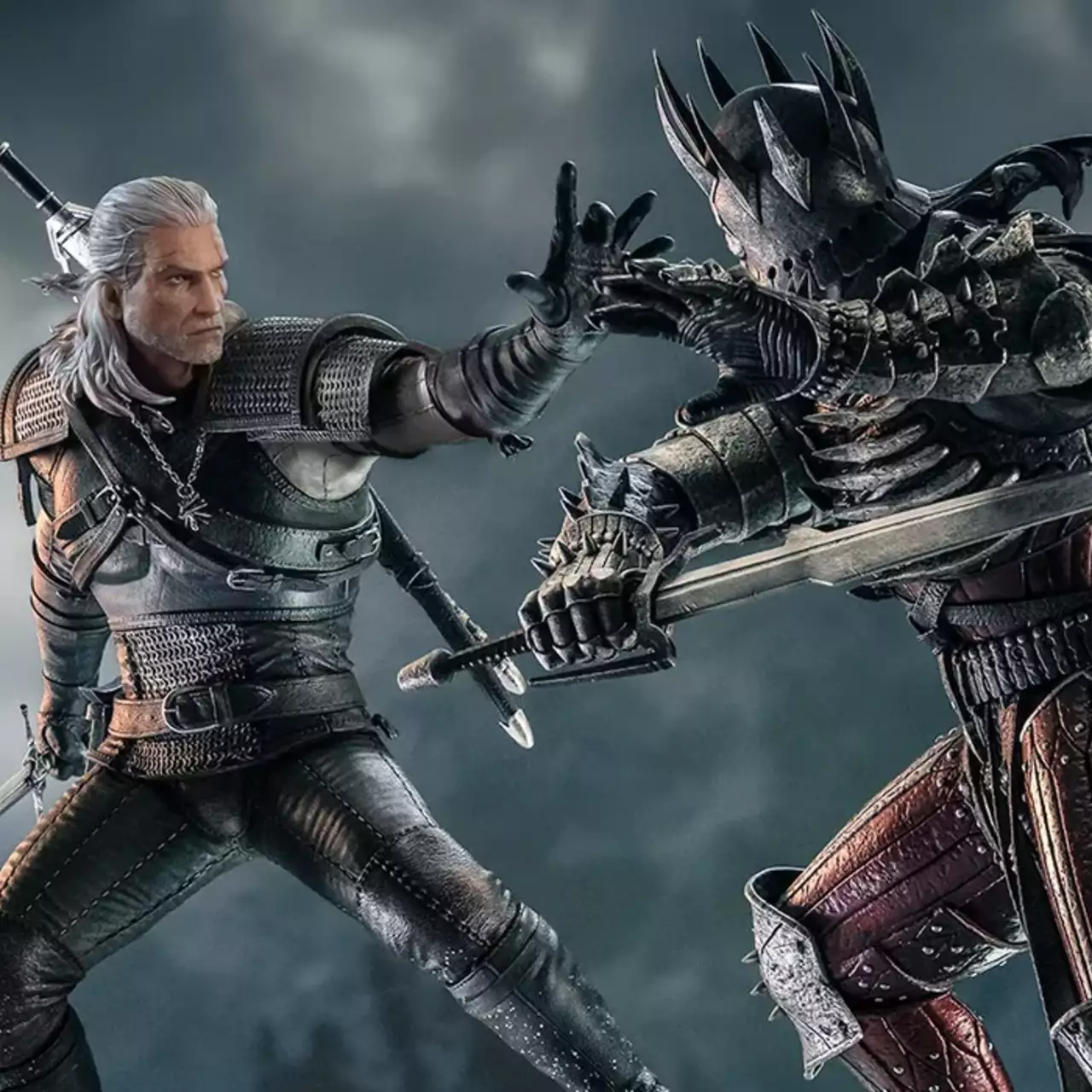 Анонсована преміальна статуетка з Геральтом і Ередіном з The Witcher 3 — фото та відео