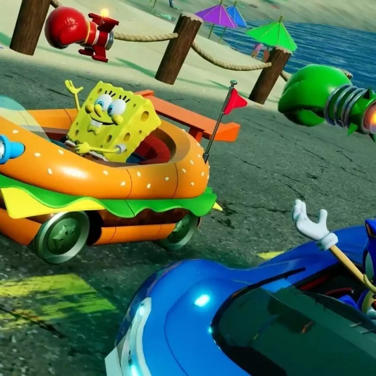 Sonic Racing: CrossWorlds Trailer Apresenta SpongeBob SquarePants Sonic Racing: CrossWorlds Trailer Apresenta SpongeBob SquarePants