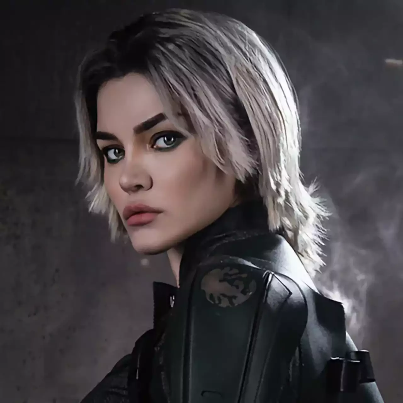 Kalinka Fox przebiera się za nagą Czarną Wdowę Kalinka Fox przebiera się za nagą Czarną Wdowę