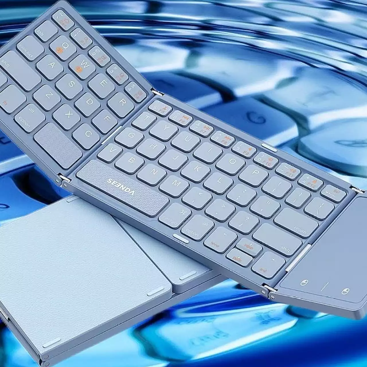 Teclado Bluetooth Dobrável com Touchpad Integrado Chega ao Mercado Teclado Bluetooth Dobrável com Touchpad Integrado Chega ao Mercado
