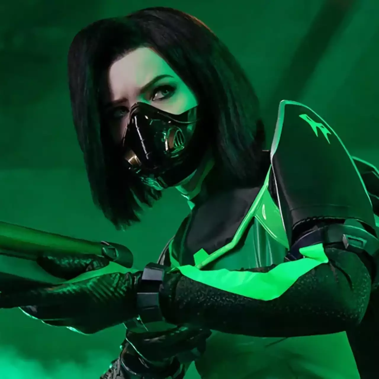 Lada Lyumos Cosplays as a Nude Viper from Valorant