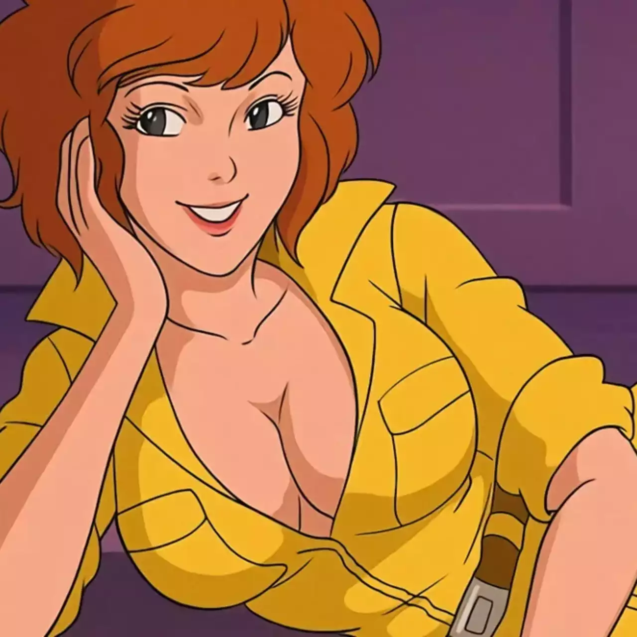 Svetik Danna Cosplays sebagai April O'Neil dari TMNT