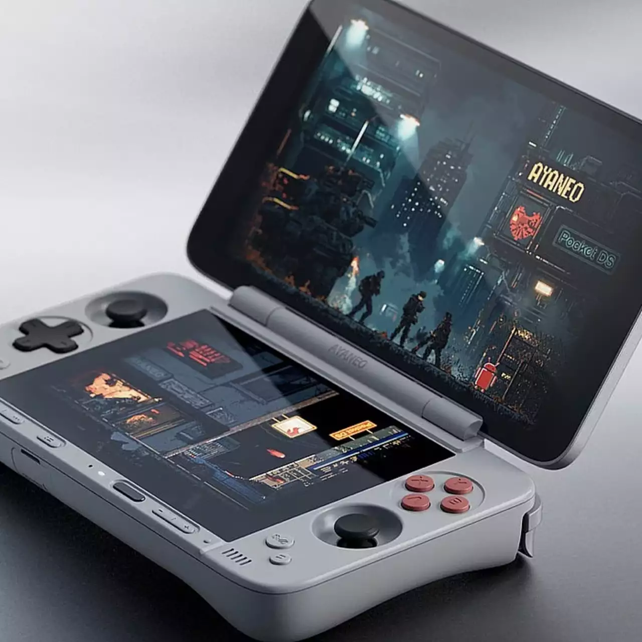 AYANEO Pocket DS 到来了：一款强大的掌中宝，配备现代 OLED 显示屏和专用复古屏幕