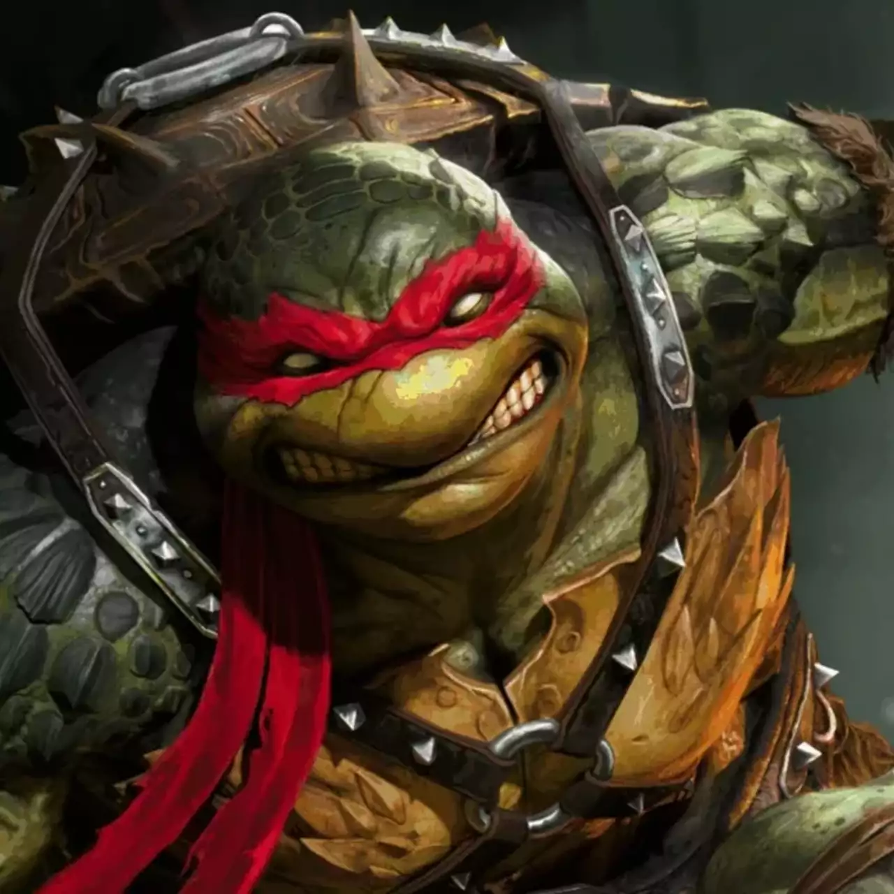 Показана фігурка злої Черепашки-ніндзя, яка стала Шреддером Показана фігурка злої Черепашки-ніндзя, яка стала Шреддером