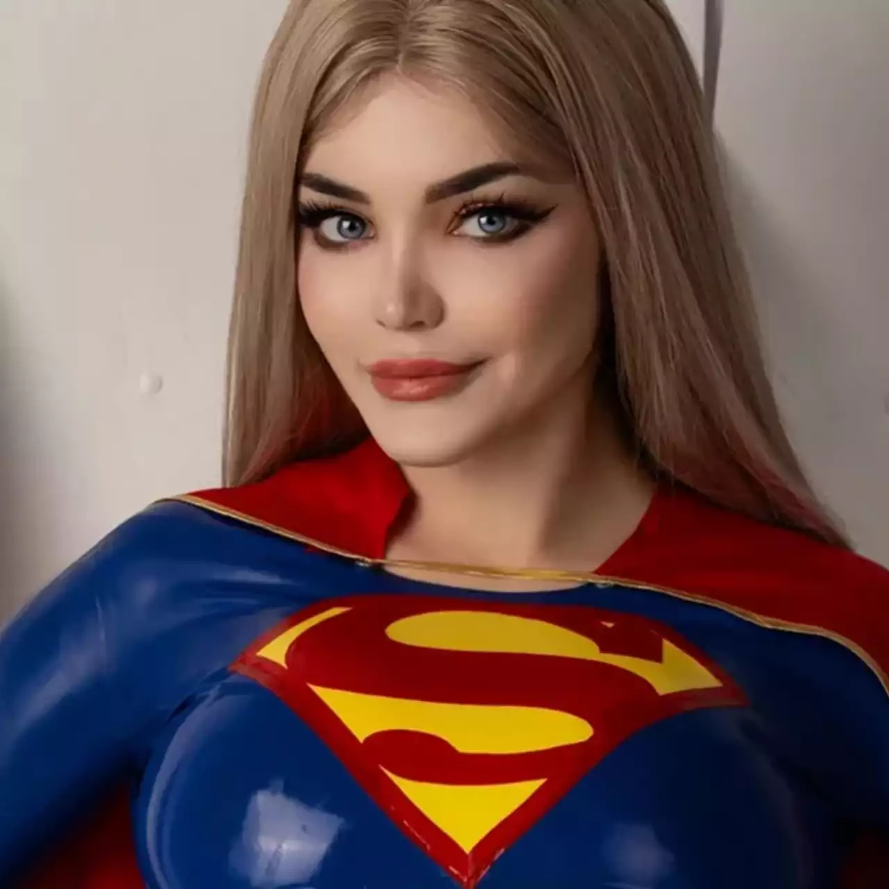 Kalinka Fox Berperan sebagai Supergirl dari Superman Kalinka Fox Berperan sebagai Supergirl dari Superman
