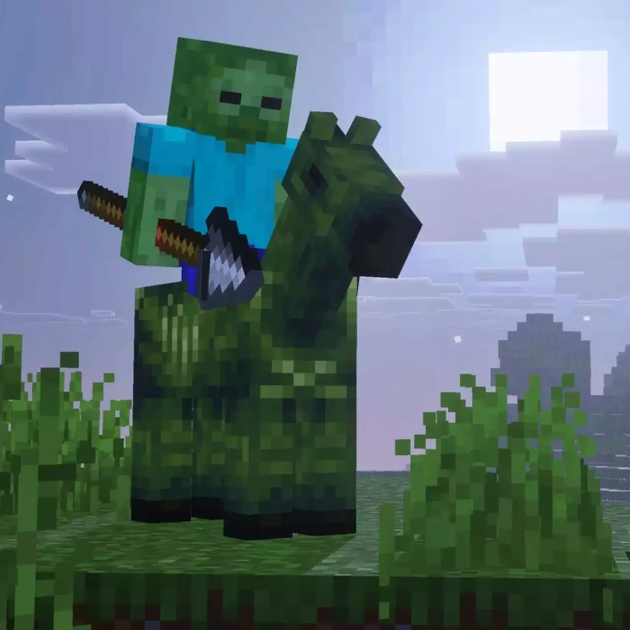 Розробники Minecraft показали нову зброю та трьох нових мобів з оновлення Mounts of Mayhem