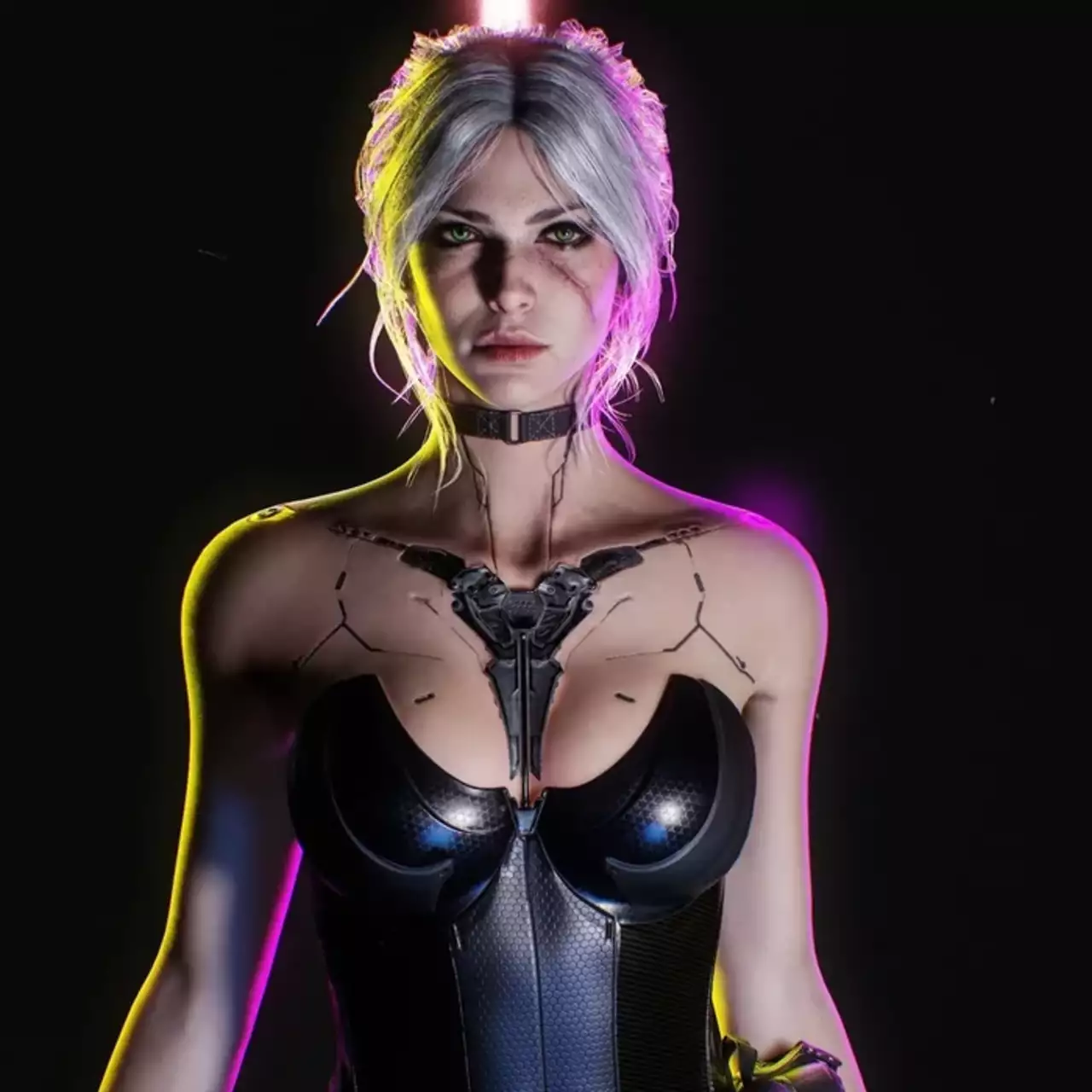 Художник показав кіберпанк-версію Цірі з The Witcher 3. Відьмачка потрапила у світ Cyberpunk 2077 і озброїлася моноструною
