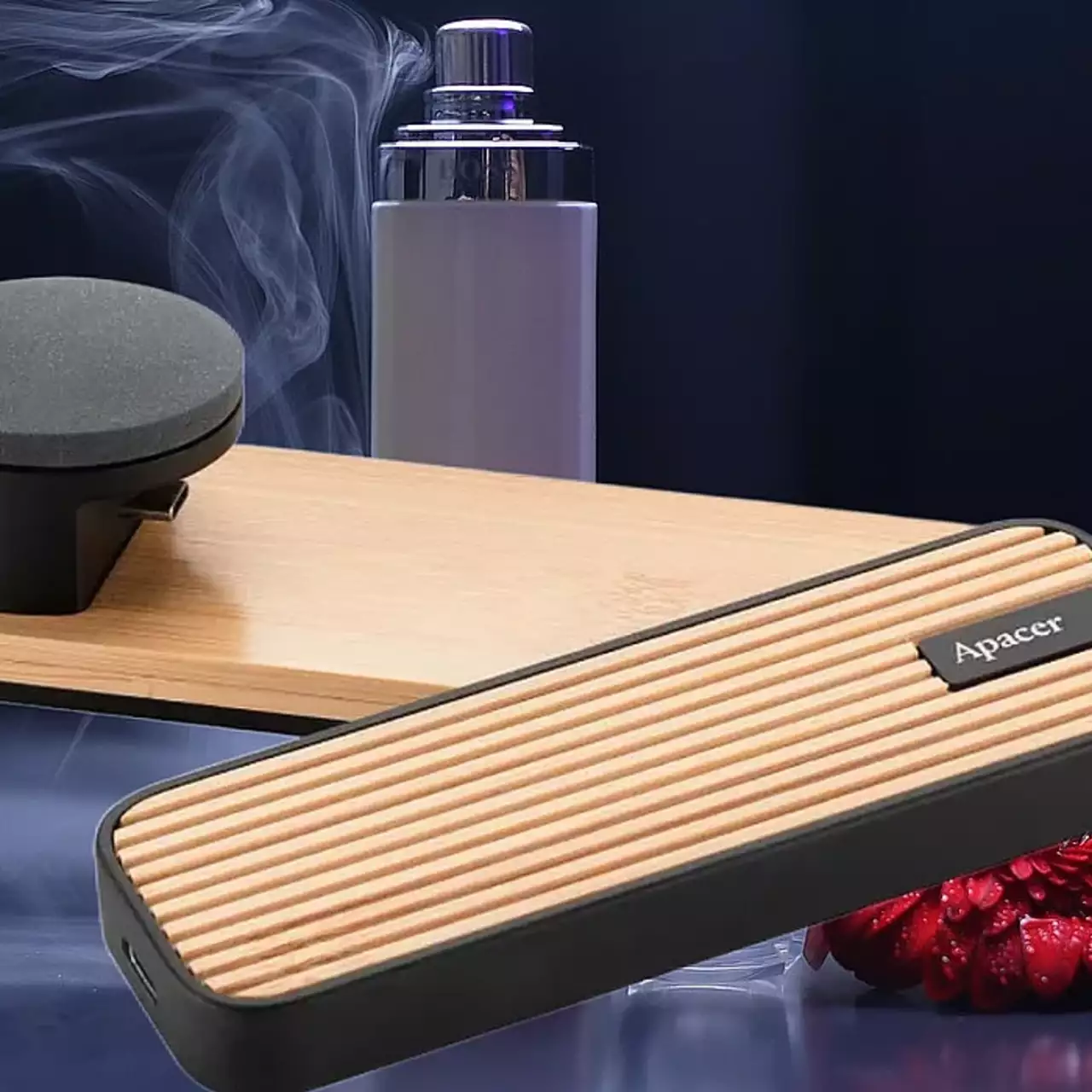 Apacer Revela um SSD de Bambu com um Toque de Aromaterapia Apacer Revela um SSD de Bambu com um Toque de Aromaterapia