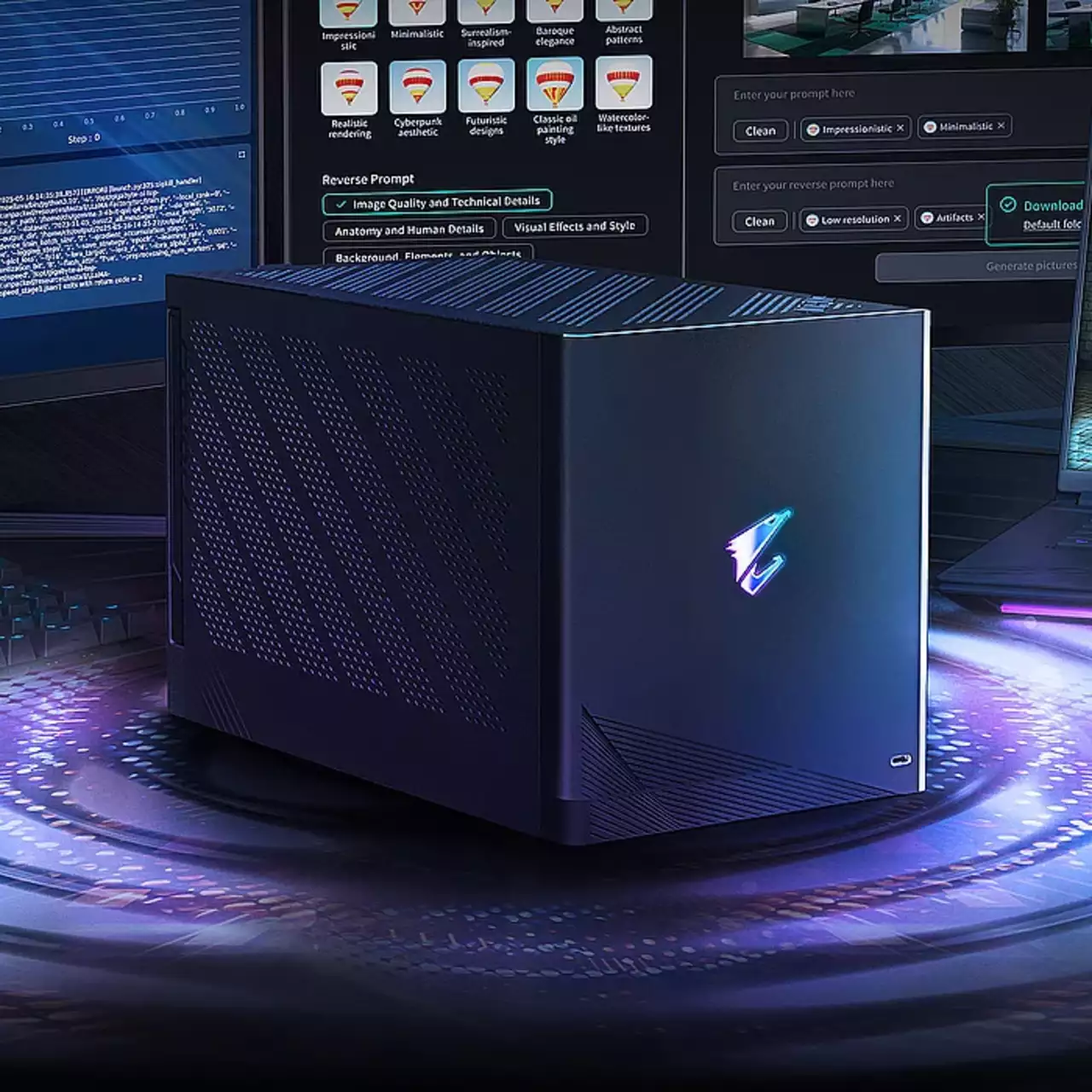 Gigabyte Revela Caixa eGPU para Laptop RTX 5090