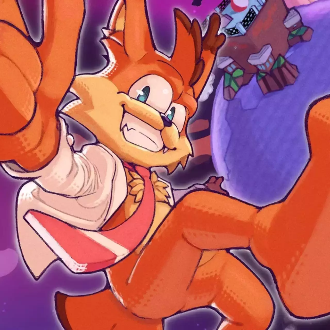 Demo of the Platformer Bubsy 4D Now Available on Steam