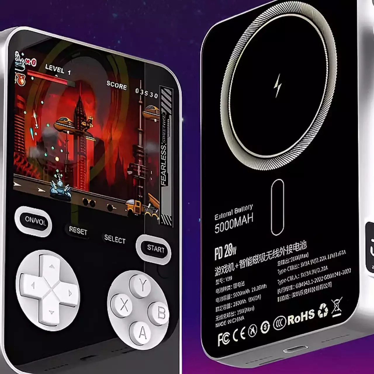 Представлений пауербанк з MagSafe, в який вбудована ретро-консоль Представлений пауербанк з MagSafe, в який вбудована ретро-консоль