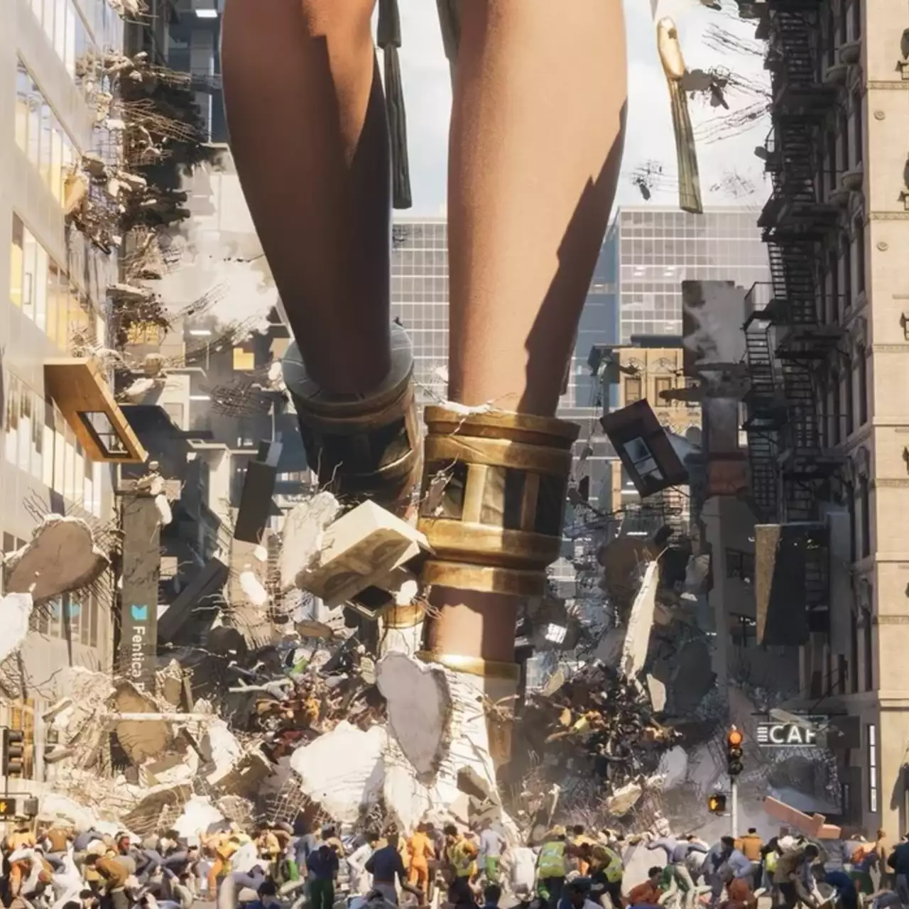 Giantess Playground, um Sandbox Destrutivo com Mulheres Gigantes Personalizáveis, Lança no PC em Acesso Antecipado