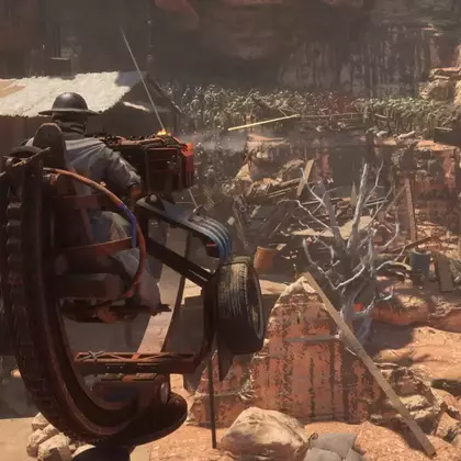 "Post-Apocalypse With Crosses and Monsters": 'Breathedge' Creators Showed Updated 'Canyons' With Living Stools and Cacti