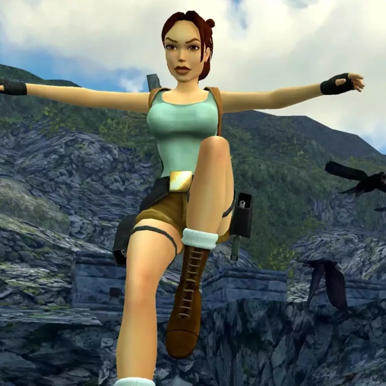 Lara Croft from the original Tomb Raider was originally planned to be an anime girl