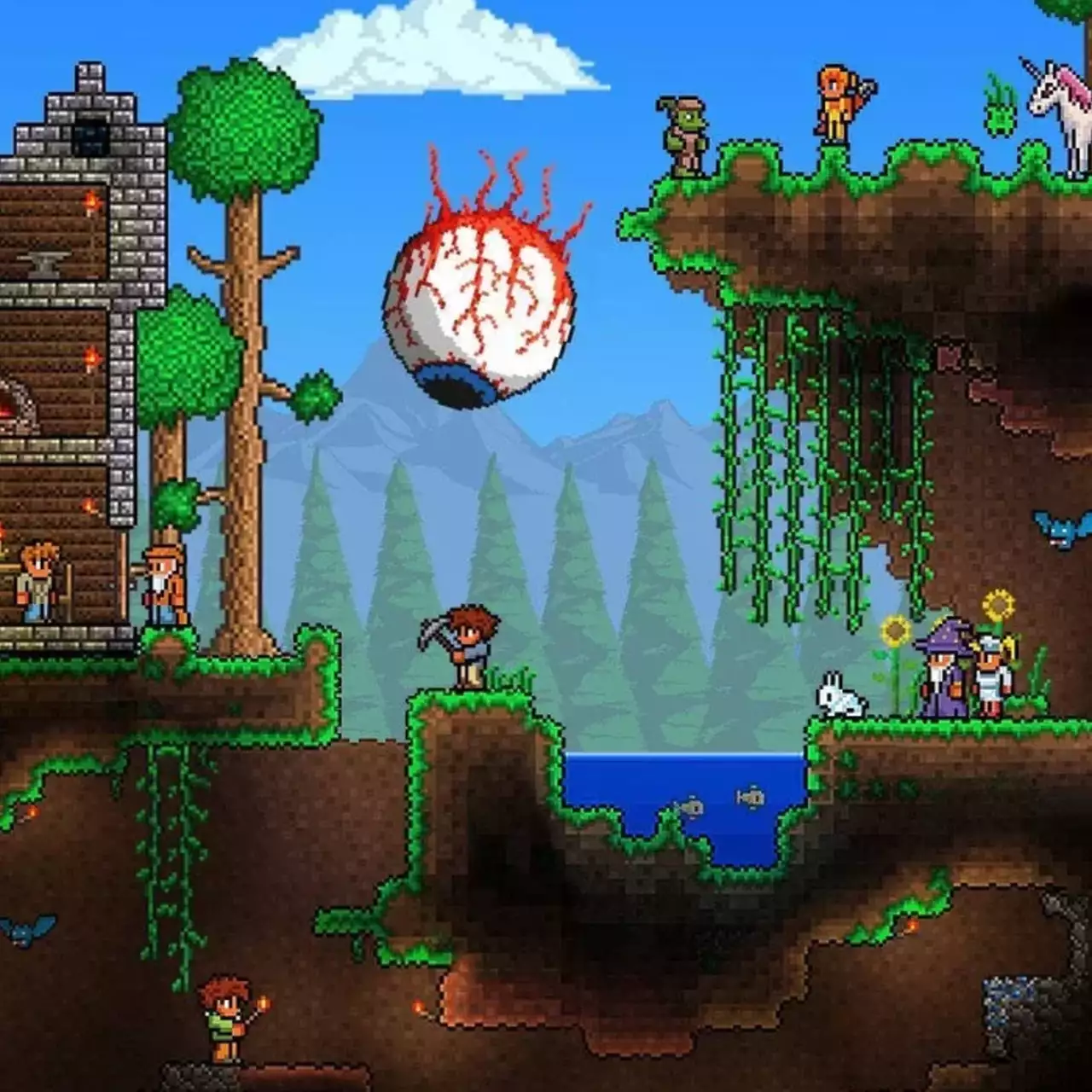 Terraria'nın Büyük 1.4.5 Güncellemesi için Fragman Yayınlandı
