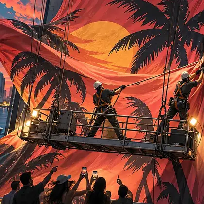 GTA 6 Marketing Campaign: A $975K Vice City Sign and a Miami Heat Game