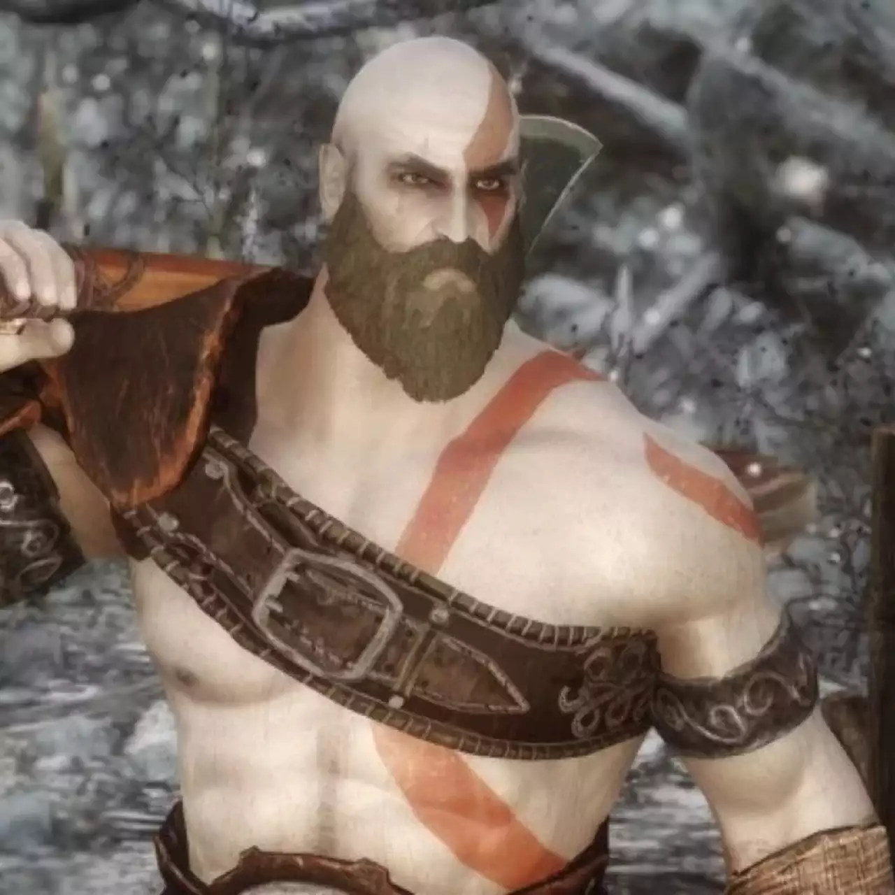 Теперь TES 5: Skyrim можно пройти за Кратоса из God of War. Всё благодаря моддерам