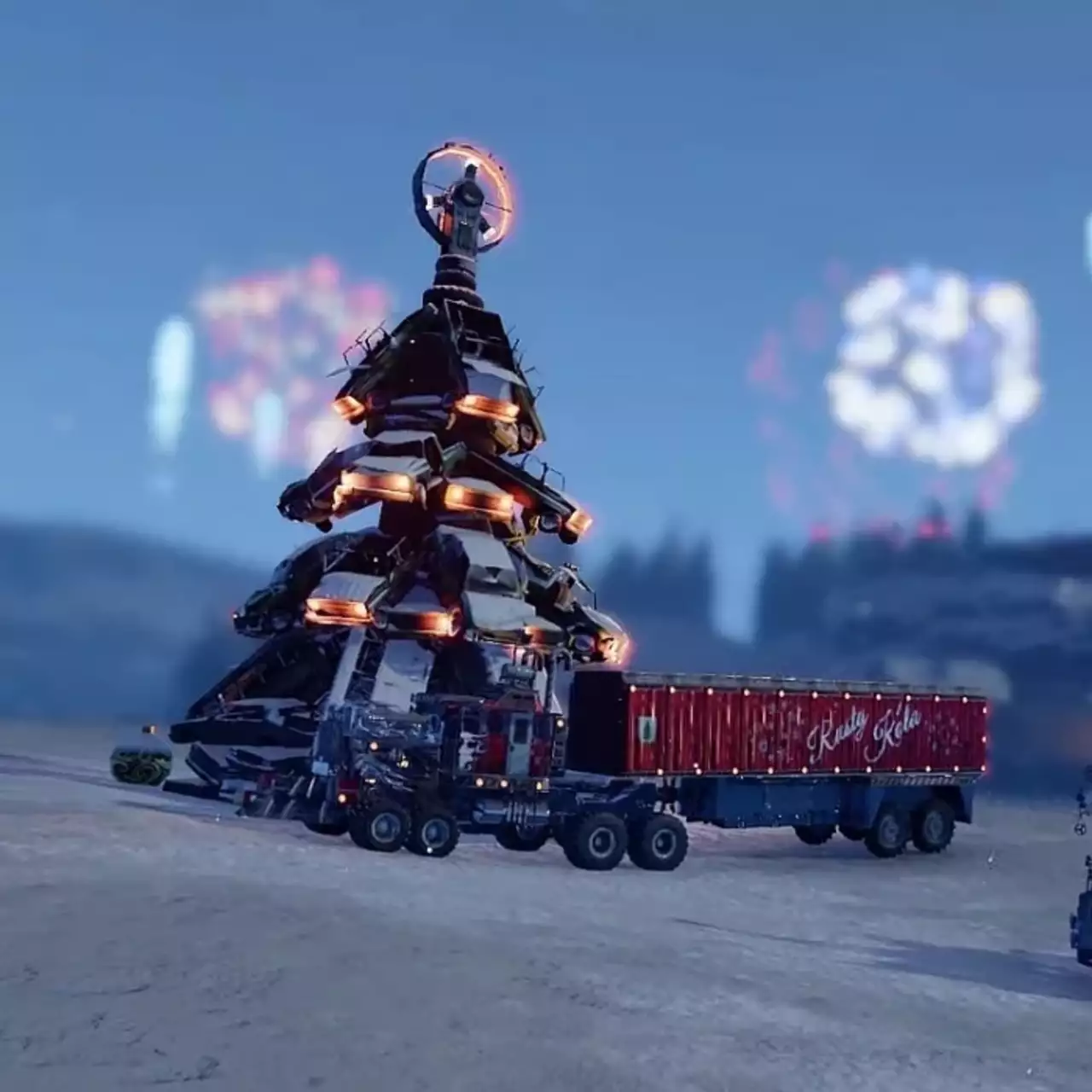 В Crossout завезли новогоднее обновление «Снежная буря» с новым режимом и техникой
