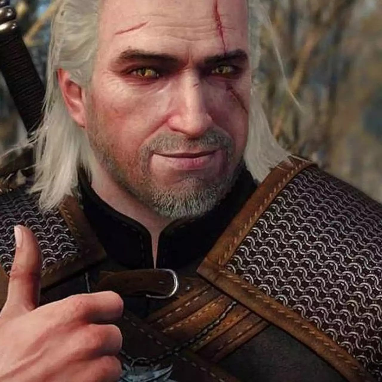 Художник изобразил Геральта из Ривии посреди битвы. Создатели The Witcher 3 впечатлены