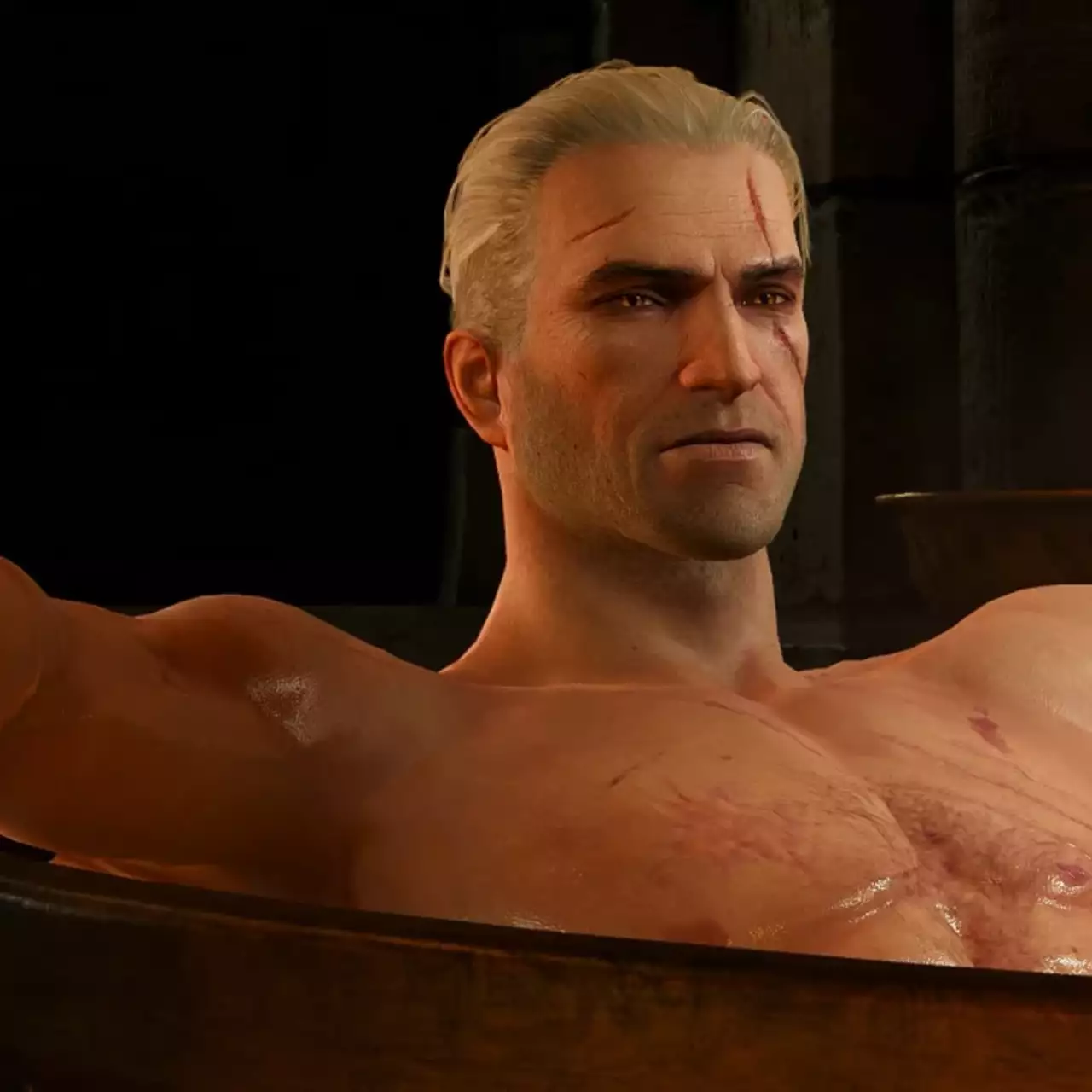 Авторы The Witcher 3 поздравили с днем рождения фанатку, показавшую торт с Геральтом в ванне