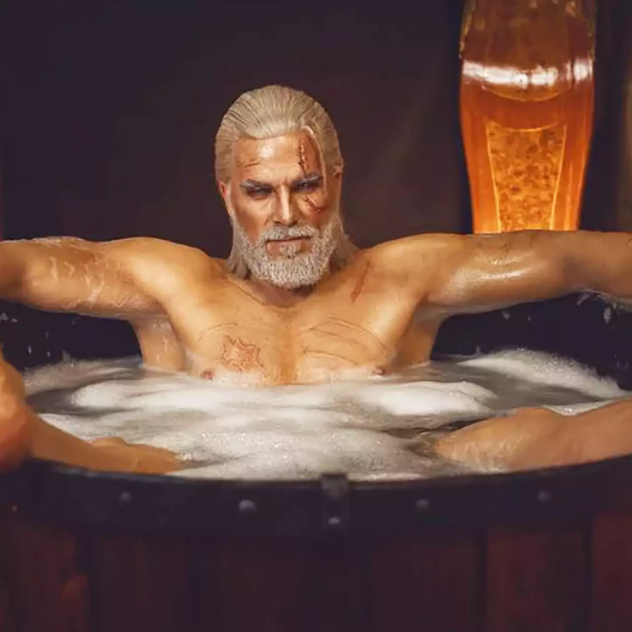 Геральта в ванне, Плотву на крыше, Йен и Цири показали в виде новых недорогих фигурок. Они очень милые Геральта в ванне, Плотву на крыше, Йен и Цири показали в виде новых недорогих фигурок. Они очень милые