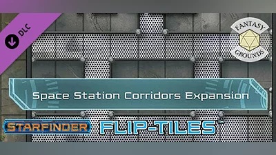 Fantasy Grounds - Starfinder RPG - Flip-Tiles - Space Station Corridors Expansion