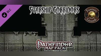 Fantasy Grounds - Pathfinder Map Pack: Starship Corridors