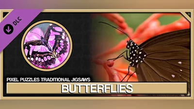 Pixel Puzzles Traditional Jigsaws Pack: Butterflies